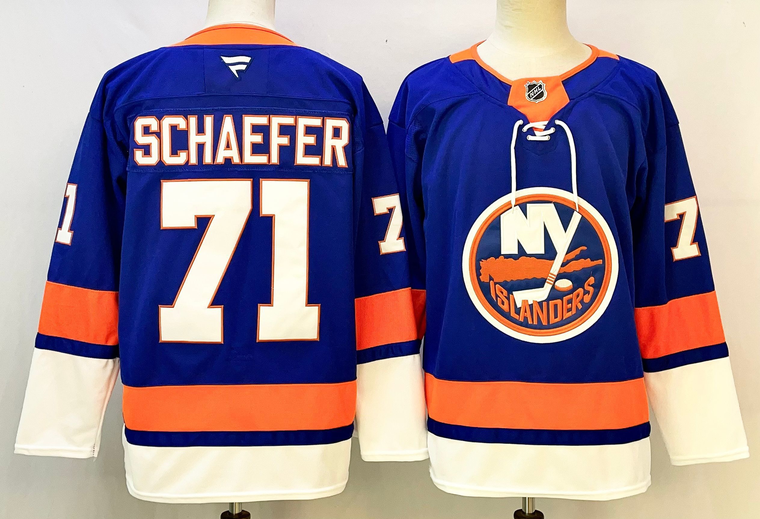 Men NEW York Islanders #71 Schaefer Blue 2026 Adidias NHL Jersey style 001